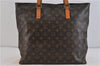Authentic LOUIS VUITTON Monogram Cabas Mezzo Tote Bag M51151 LV 6934C
