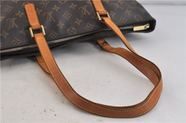 Authentic LOUIS VUITTON Monogram Cabas Mezzo Tote Bag M51151 LV 6934C