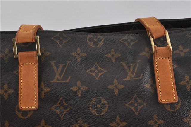 Authentic LOUIS VUITTON Monogram Cabas Mezzo Tote Bag M51151 LV 6934C