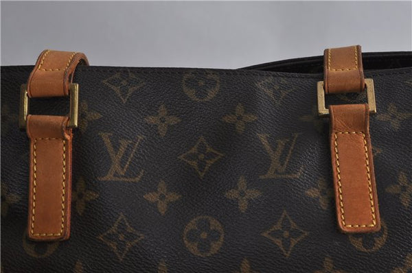 Authentic LOUIS VUITTON Monogram Cabas Mezzo Tote Bag M51151 LV 6934C