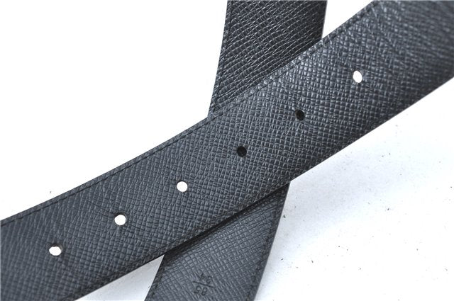 Louis Vuitton Damier Graphite Ceinture Inventeur Belt Black 37.4