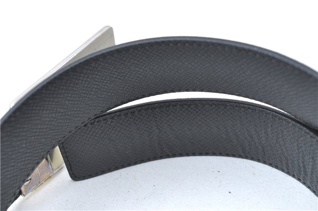 Louis Vuitton Damier Graphite Ceinture Inventeur Belt Black 37.4