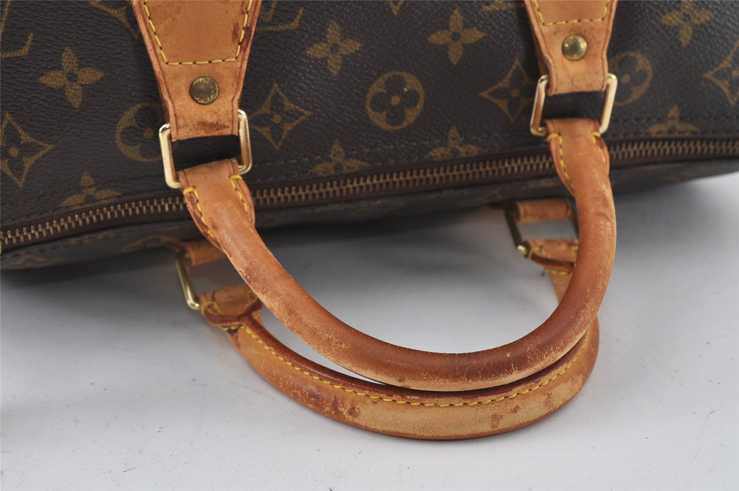 Authentic Louis Vuitton Monogram Speedy 30 Hand Boston Bag M41526 LV 6935I