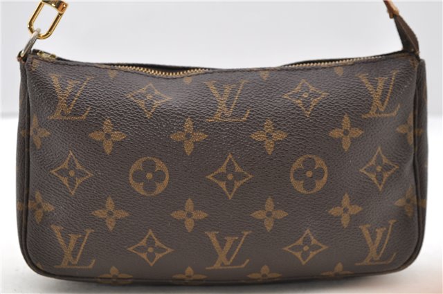 Authentic LOUIS VUITTON Monogram Pochette Accessoires Pouch M51980 LV Junk 6936C