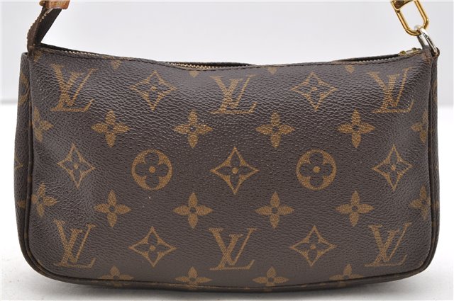 Authentic LOUIS VUITTON Monogram Pochette Accessoires Pouch M51980 LV Junk 6936C