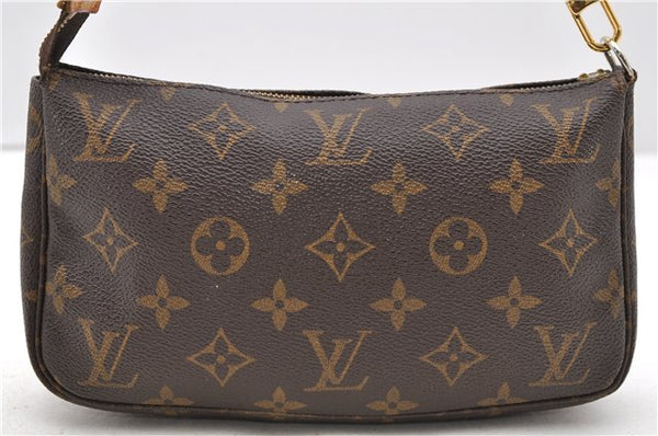 Authentic LOUIS VUITTON Monogram Pochette Accessoires Pouch M51980 LV Junk 6936C