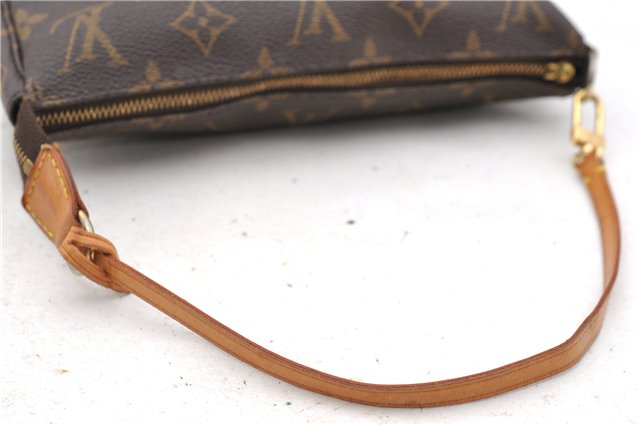 Authentic LOUIS VUITTON Monogram Pochette Accessoires Pouch M51980 LV Junk 6936C