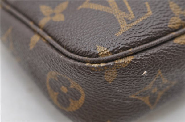 Authentic LOUIS VUITTON Monogram Pochette Accessoires Pouch M51980 LV Junk 6936C