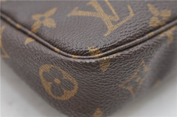 Authentic LOUIS VUITTON Monogram Pochette Accessoires Pouch M51980 LV Junk 6936C