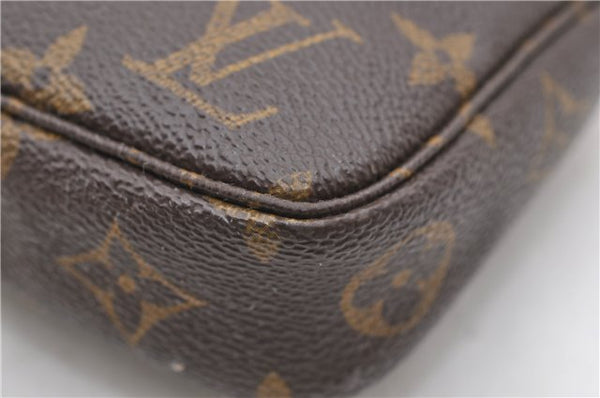 Authentic LOUIS VUITTON Monogram Pochette Accessoires Pouch M51980 LV Junk 6936C