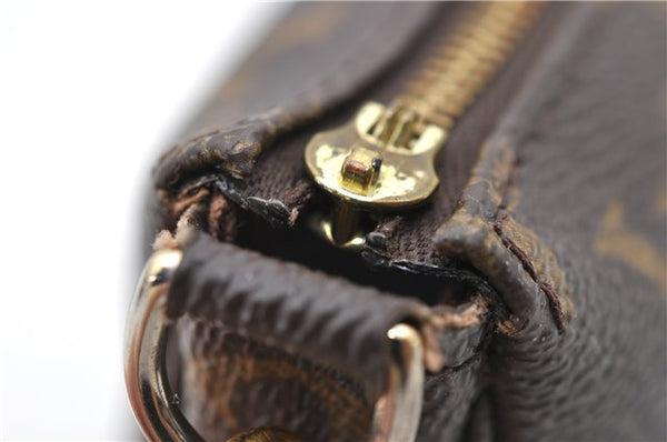 Authentic LOUIS VUITTON Monogram Pochette Accessoires Pouch M51980 LV Junk 6936C
