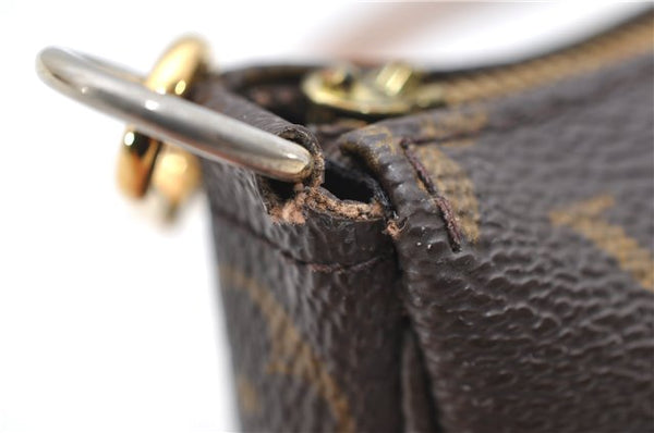 Authentic LOUIS VUITTON Monogram Pochette Accessoires Pouch M51980 LV Junk 6936C