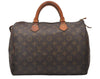 Authentic Louis Vuitton Monogram Speedy 30 Hand Boston Bag M41526 LV 6936I