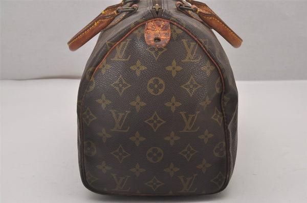 Authentic Louis Vuitton Monogram Speedy 30 Hand Boston Bag M41526 LV 6936I