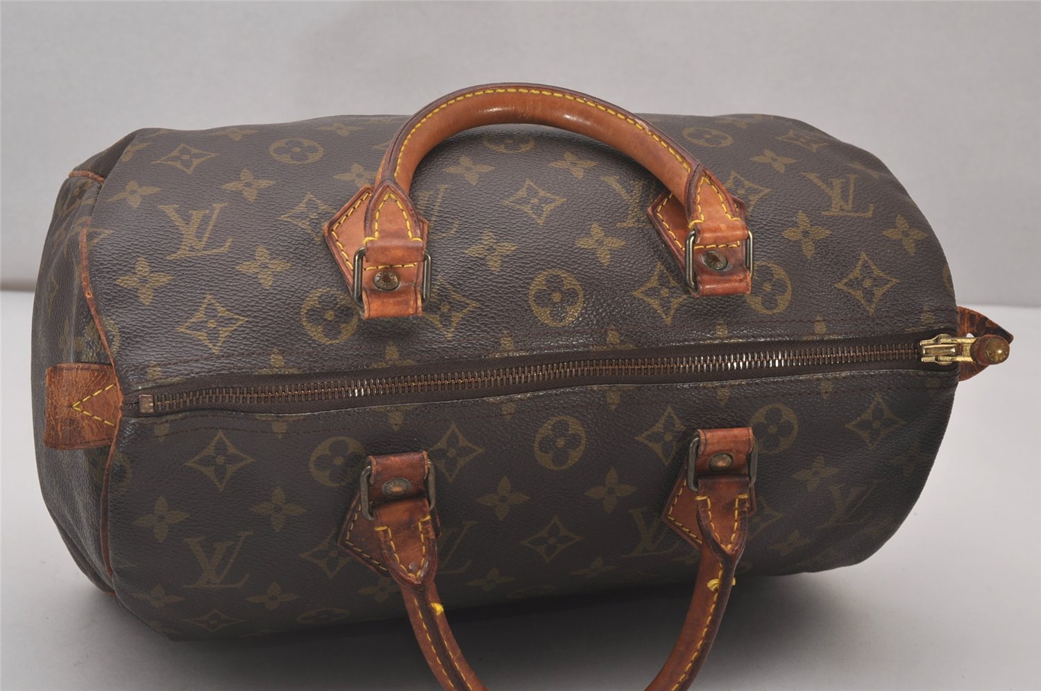 Authentic Louis Vuitton Monogram Speedy 30 Hand Boston Bag M41526 LV 6936I