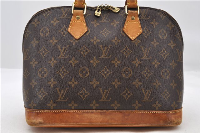 Authentic LOUIS VUITTON Monogram Alma Hand Bag M51130 LV 6937C