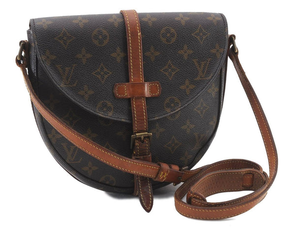 Auth LOUIS VUITTON Monogram Chantilly MM Shoulder Cross Body Bag M51233 LV 6938C