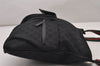 Auth GUCCI Web Sherry Line Shoulder Bag GG Canvas Leather 169937 Black 6938I