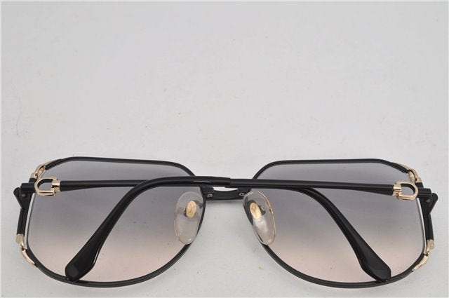 Authentic YVES SAINT LAURENT Vintage Sunglasses Plastic Black 6941F