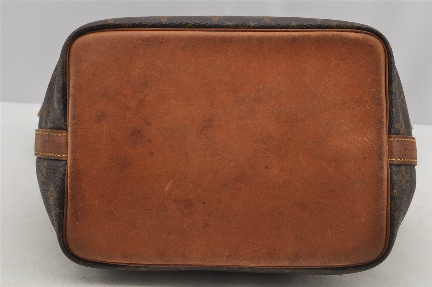 Authentic Louis Vuitton Monogram Petit Noe M42226 Shoulder Drawstring Bag 6943I