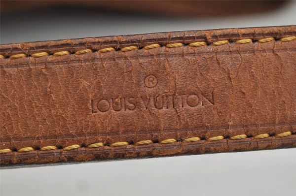 Authentic Louis Vuitton Monogram Petit Noe M42226 Shoulder Drawstring Bag 6943I