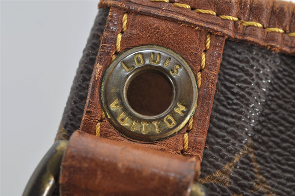 Authentic Louis Vuitton Monogram Petit Noe M42226 Shoulder Drawstring Bag 6943I