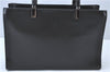 Authentic GUCCI Bamboo 2way Hand Shoulder Bag Purse Leather 0021035 Black 6945C