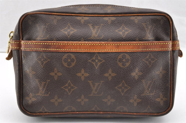 Authentic Louis Vuitton Monogram Compiegne 23 Clutch Hand Bag M51847 LV 6950I