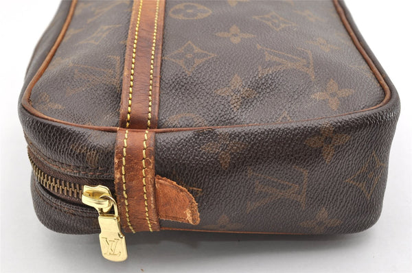 Authentic Louis Vuitton Monogram Compiegne 23 Clutch Hand Bag M51847 LV 6950I