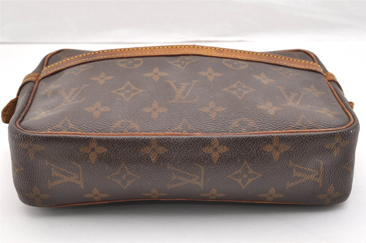 Authentic Louis Vuitton Monogram Compiegne 23 Clutch Hand Bag M51847 LV 6950I