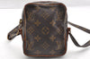 Auth Louis Vuitton Monogram Mini Poche Danube Shoulder Cross Bag M45268 LV 6951I