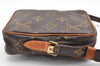 Auth Louis Vuitton Monogram Mini Poche Danube Shoulder Cross Bag M45268 LV 6951I