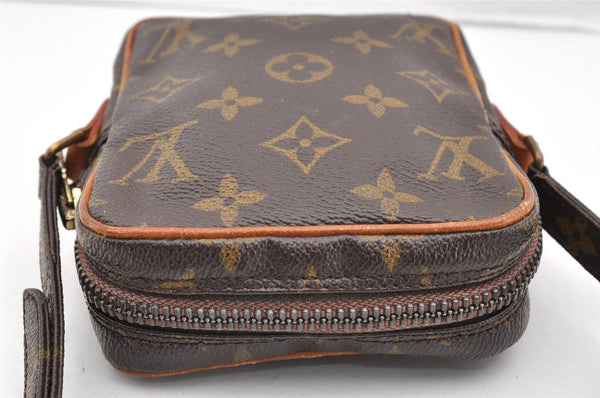 Auth Louis Vuitton Monogram Mini Poche Danube Shoulder Cross Bag M45268 LV 6951I