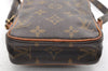 Auth Louis Vuitton Monogram Mini Poche Danube Shoulder Cross Bag M45268 LV 6951I
