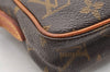 Auth Louis Vuitton Monogram Mini Poche Danube Shoulder Cross Bag M45268 LV 6951I