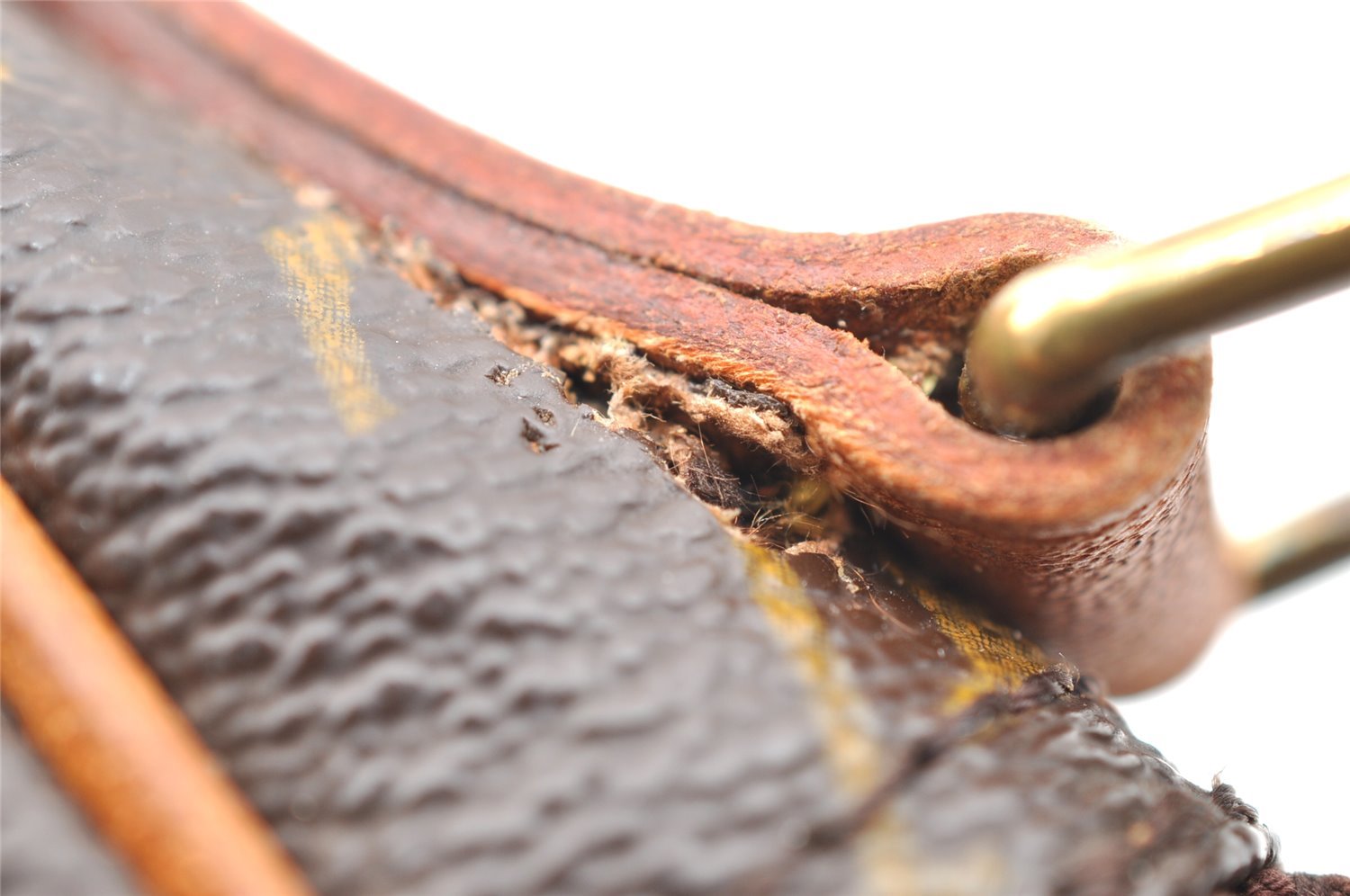 Auth Louis Vuitton Monogram Mini Poche Danube Shoulder Cross Bag M45268 LV 6951I