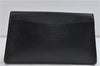 Authentic LOUIS VUITTON Epi Arts Deco Clutch Bag Black M52632 LV 6952C