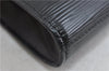 Authentic LOUIS VUITTON Epi Arts Deco Clutch Bag Black M52632 LV 6952C