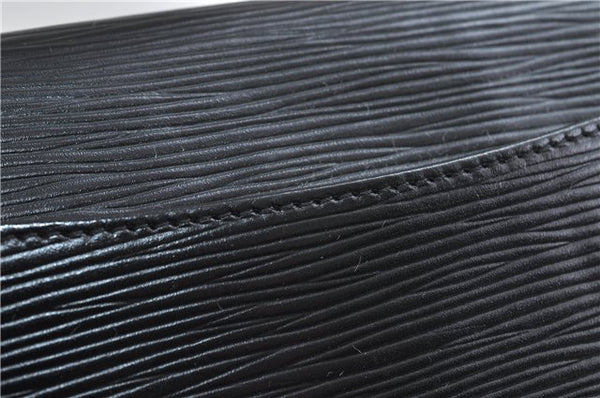 Authentic LOUIS VUITTON Epi Arts Deco Clutch Bag Black M52632 LV 6952C