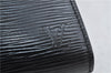 Authentic LOUIS VUITTON Epi Arts Deco Clutch Bag Black M52632 LV 6952C