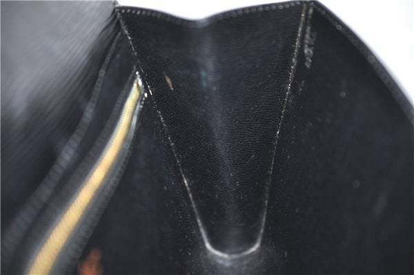 Authentic LOUIS VUITTON Epi Arts Deco Clutch Bag Black M52632 LV 6952C