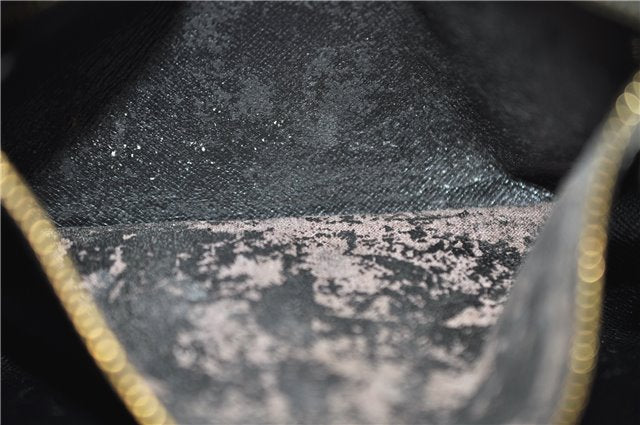 Authentic LOUIS VUITTON Epi Arts Deco Clutch Bag Black M52632 LV 6952C