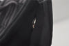 Authentic HERMES Fourre Tout MM Vintage Hand Tote Bag Canvas Black 6952I