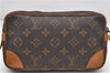 Auth Louis Vuitton Monogram Marly Dragonne PM Clutch Hand Bag M51827 LV 6958D