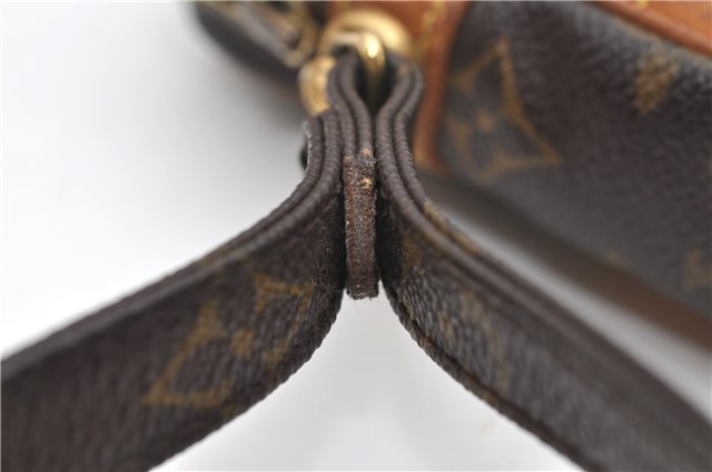 Auth Louis Vuitton Monogram Marly Dragonne PM Clutch Hand Bag M51827 LV 6958D