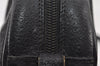 Authentic GUCCI Vintage Shoulder Cross Body Bag GG Canvas Leather Black 6960I