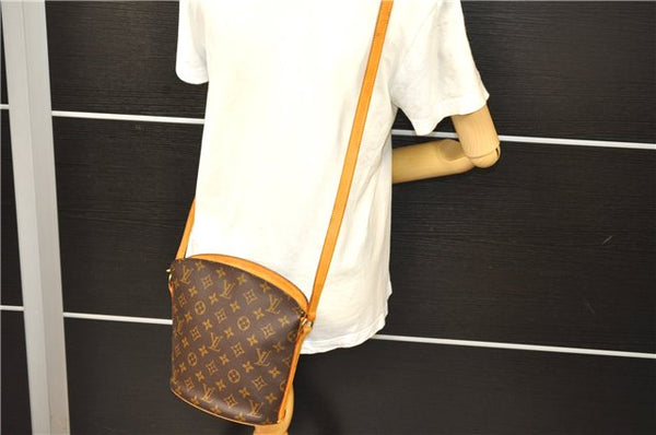 Authentic LOUIS VUITTON Monogram Drouot Shoulder Cross Body Bag M51290 LV 6961C