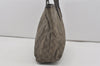 Authentic GUCCI Vintage Shoulder Tote Bag GG PVC Leather 181084 Brown 6962I