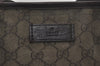 Authentic GUCCI Vintage Shoulder Tote Bag GG PVC Leather 181084 Brown 6962I