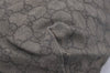 Authentic GUCCI Vintage Shoulder Tote Bag GG PVC Leather 181084 Brown 6962I